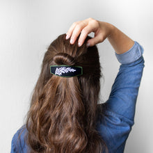 Load image into Gallery viewer, Black Pine Tree Barrette