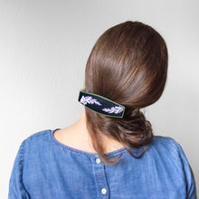 Load image into Gallery viewer, Black Pine Tree Barrette