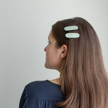 Load image into Gallery viewer, Stone Variscite Hair Clips