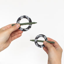 Load image into Gallery viewer, Black Pine Hair Pin