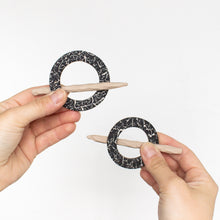 Load image into Gallery viewer, Stone Howlite Hair Pin