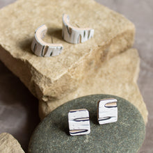 Load image into Gallery viewer, Tiny Birch Bark Studs