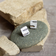 Load image into Gallery viewer, Tiny Birch Bark Studs
