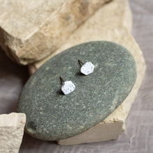 Load image into Gallery viewer, Tiny White Granite Studs