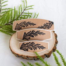 Load image into Gallery viewer, Earth Pine Tree Barrette