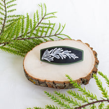 Load image into Gallery viewer, Black Pine Tree Barrette