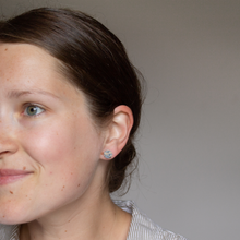 Load image into Gallery viewer, Tiny Marble Stone Studs