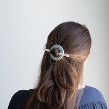 Load image into Gallery viewer, Stone Variscite Hair Pin
